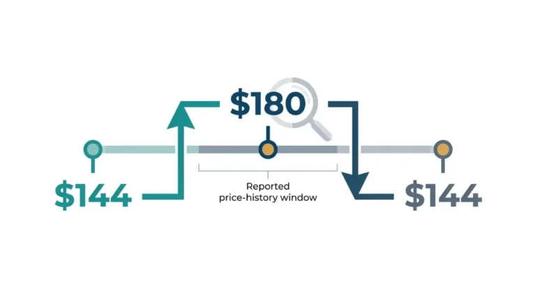 Canva Pro price increase timeline showing annual price rising from $144 to $180 and returning to $144 in 2026