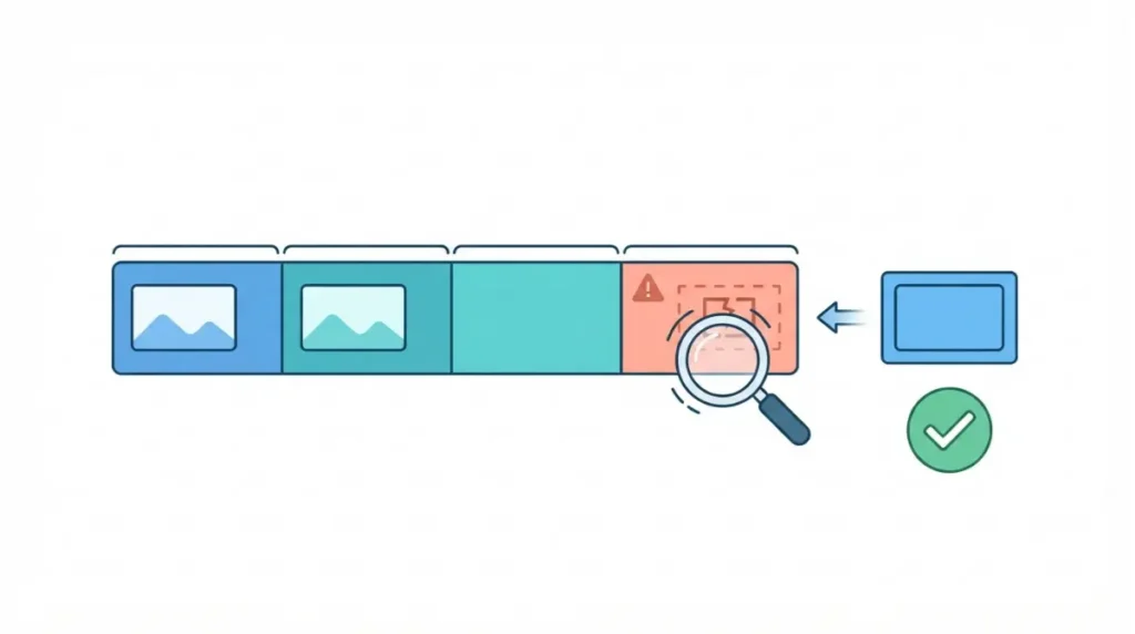 CapCut Export Error Codes 4114 and 10004 illustration showing how to isolate and replace a problem clip